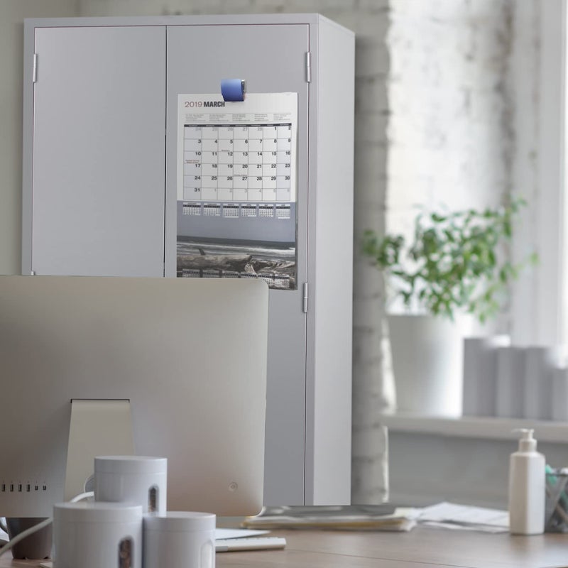 Plus Extra Strong Magnetic Clips for Refrigerator and More, Large Blue, 3-Pack - Image 5